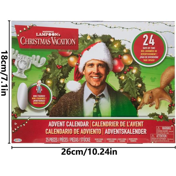 24 Day Christmas Vacation Advent Calendar,National Lampoons Christmas Vacation Advent Calendar,National Lampoon Advent Calendar,Christmas Countdown Calendar Gift (3 Pack)