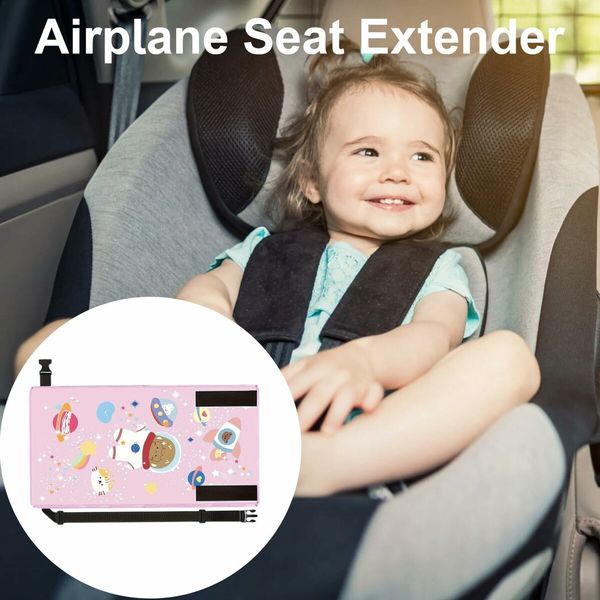 Kids Airplane Bed Seat Extender Folding Design for Emergency Aisle Window Seats