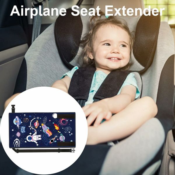 Kids Airplane Bed Seat Extender Folding Design for Emergency Aisle Window Seats