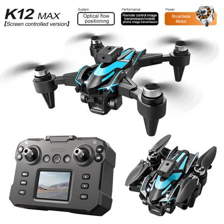 2024 new 4K HD Lens 3 Cameras 360 Obstacle Avoidance Remote Control LCD Screen Dual Batteries Altitude Holding Gravity Sensor Trajectory Automatic Takeoff