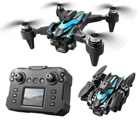 2024 new 4K HD Lens 3 Cameras 360 Obstacle Avoidance Remote Control LCD Screen Dual Batteries Altitude Holding Gravity Sensor Trajectory Automatic Takeoff