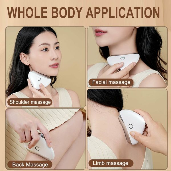 Electric Facial Neck Massager Face Lifting Skin Tightening Anti-Wrinkle Slimming Tool