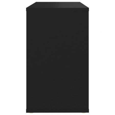 Side Cabinet Black 60x30x50 cm Engineered Wood