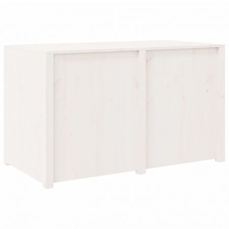 Outdoor Kitchen Cabinet White 106x55x64 cm Solid Wood Pine