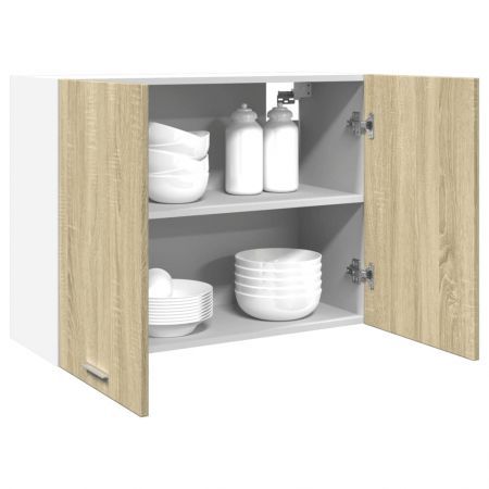 Hanging Cabinet Sonoma Oak 80x31x60 cm Engineered Wood