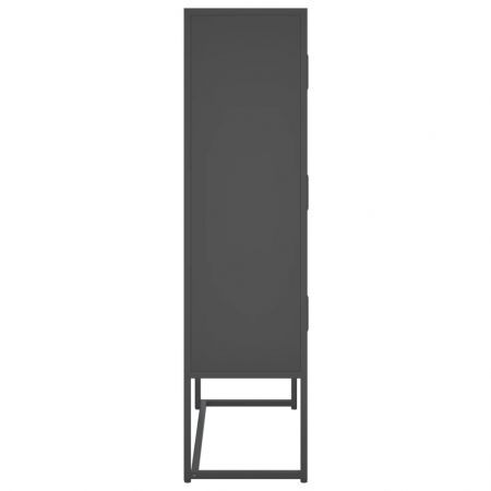 Highboard Anthracite 80x35x135 cm Steel