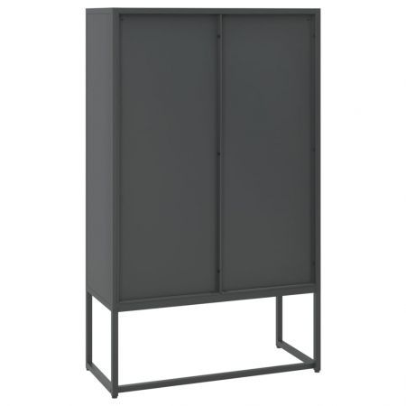 Highboard Anthracite 80x35x135 cm Steel