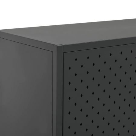 Highboard Anthracite 80x35x135 cm Steel