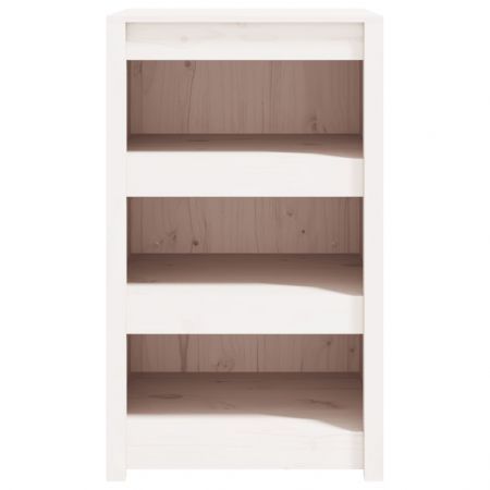 Outdoor Kitchen Cabinet White 55x55x92 cm Solid Wood Pine