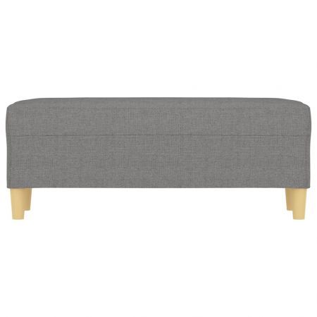 Bench Dark Grey 100x35x41 cm Fabric