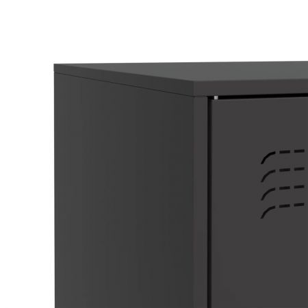 Sideboard Black 67x39x73 cm Steel