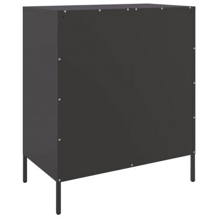 Sideboard Black 68x39x79 cm Steel