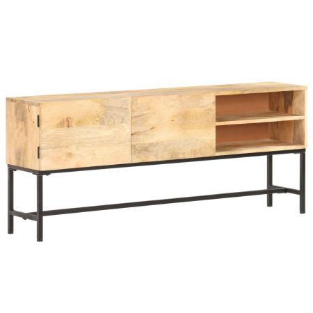 Sideboard 145x30x60 cm Solid Mango Wood