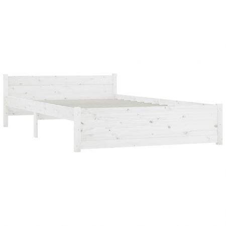 Bed Frame with Drawers White 153x203 cm Queen Size