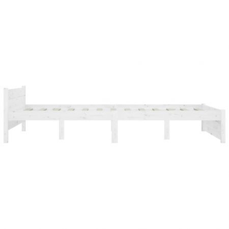 Bed Frame with Drawers White 153x203 cm Queen Size