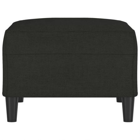 Footstool Black 70x55x41 cm Fabric