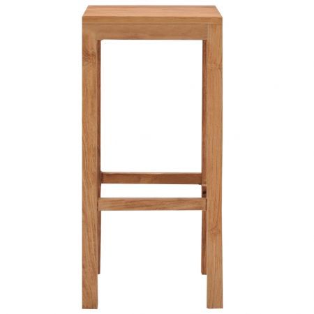 Bar Stools 4 pcs Solid Wood Teak