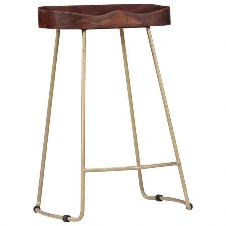 Gavin Bar Stools 2 pcs Solid Mango Wood