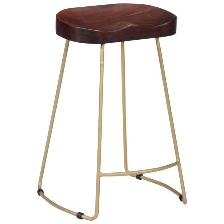 Gavin Bar Stools 2 pcs Solid Mango Wood