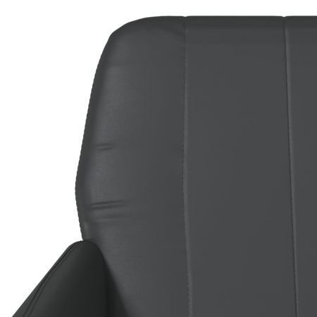 Armchair Black 61x78x80 cm Faux Leather