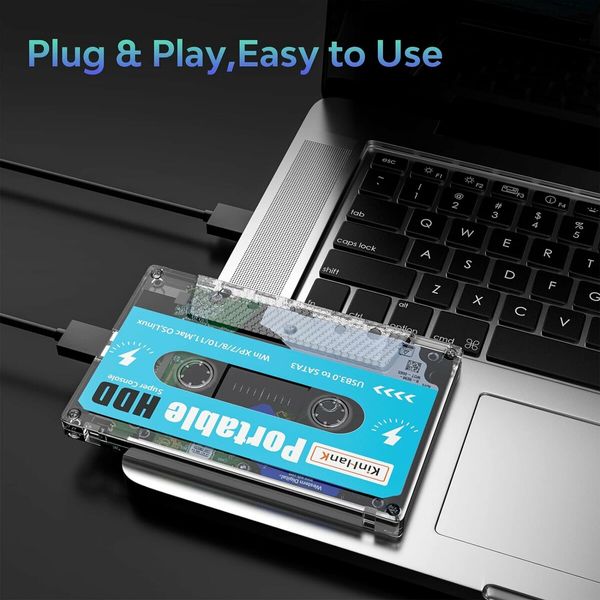 500G HDD Portable Game Drive Built in 60,000+ Games, Batocera 33 Game System Compatible with 90+ Emulators