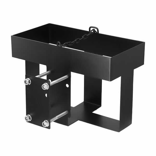 Jerry Gas Can Holder Metal Lockable Fuel Jug Petrol Container Rack Bracket Liquid Carrier Toolbox for Camper Caravan Trailer Black