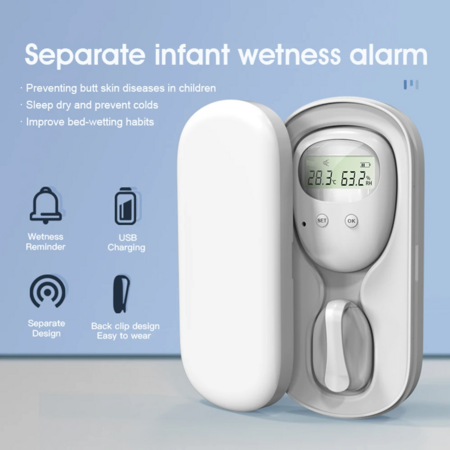 Bedwetting Sensor Alarm For Kids Elder Potty Training Wet Reminder Sleeping Enuresis Plaswekker