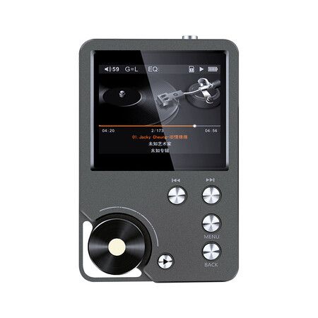 High-Resolution Portable HiFi MP3 Player Lossless DSD Audio with 64GB Memory Card