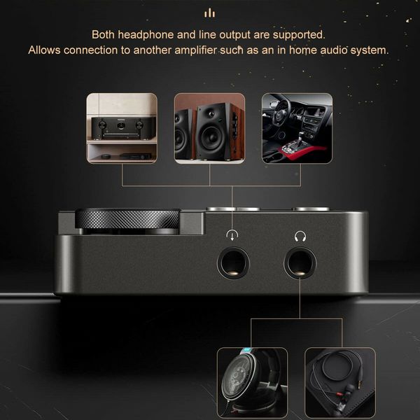 High-Resolution Portable HiFi MP3 Player Lossless DSD Audio with 64GB Memory Card