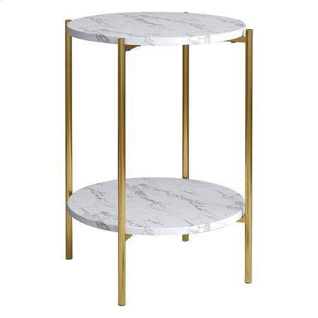 ALFORDSON Side Table Sofa End Bedside Nightstand Gold