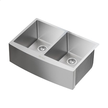 ALFORDSON Kitchen Sink Basin Stainless Steel Under Mount Double Bowl 810X500MM