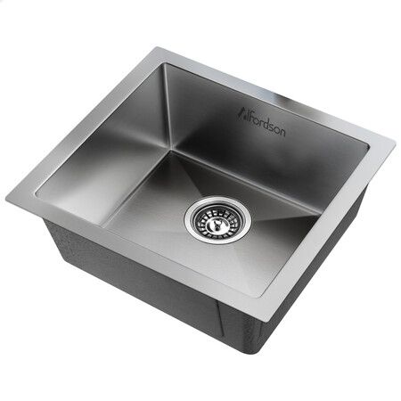 ALFORDSON Kitchen Sink Stainless Steel Drop in Flush Under Mount Bowl 440X440MM