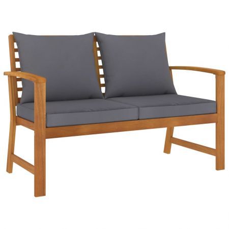 5 Piece Garden Lounge Set with Cushion Solid Acacia Wood