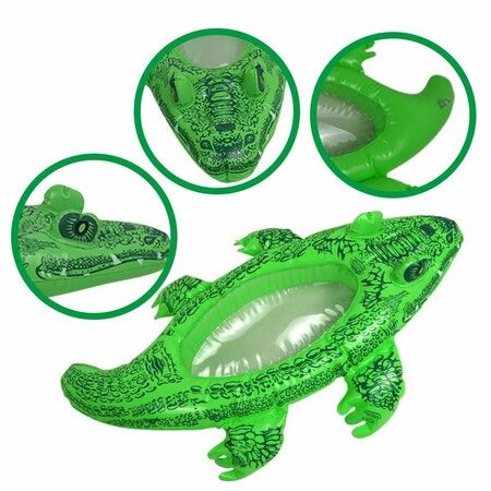 Inflatable Underwater Viewing Mirrors for Kids Crocodile-Themed Aquatic Scenery Mirrors Aquatic Play Gear for Swimming and Water Fun