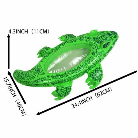 Inflatable Underwater Viewing Mirrors for Kids Crocodile-Themed Aquatic Scenery Mirrors Aquatic Play Gear for Swimming and Water Fun