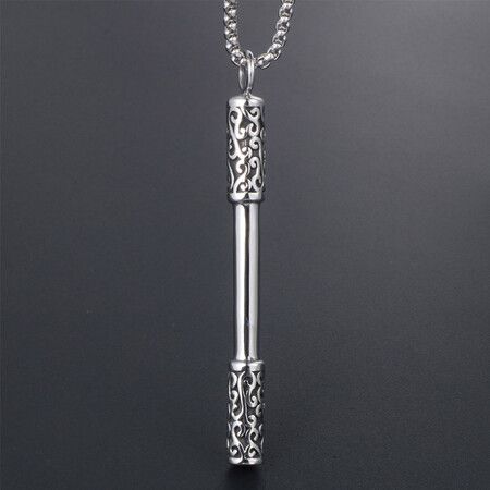 Black Myth: WuKong, Golden Cudgel Pendant Sun Wukong weapon Necklace Jewelry Gifts for Men Boys