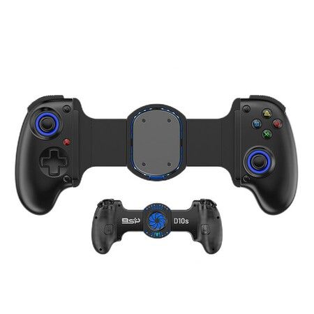 Expandable 143-260mm Game Controller with semiconductor cooling fan iPhone Android iPad Tablet  NSSwitch PS4 PS5 Xbox Col.Black