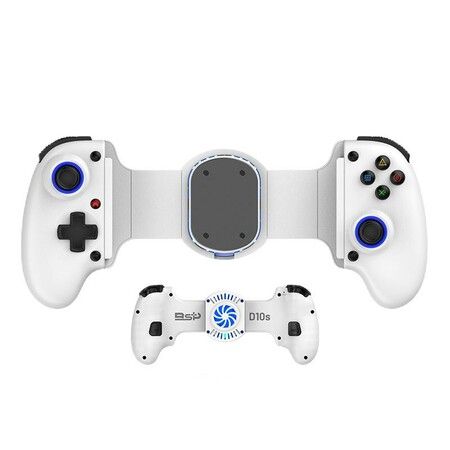 Expandable 143-260mm Game Controller with semiconductor cooling fan iPhone Android iPad Tablet  NSSwitch PS4 PS5 Xbox Col.White