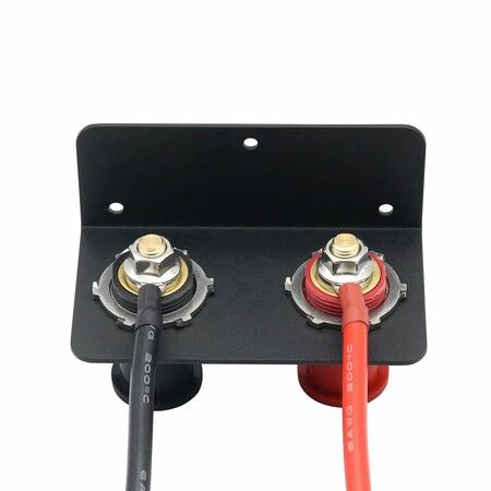 48V 250A Battery Jumper Post Panel, External Battery Blocks for ATV UTV RV Boat Car Tractor Truck Charging