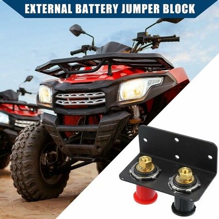 48V 250A Battery Jumper Post Panel, External Battery Blocks for ATV UTV RV Boat Car Tractor Truck Charging