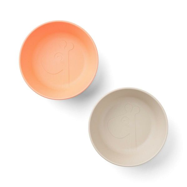 Kiddish Raffi Bowl 2 Pack-Sand & Coral