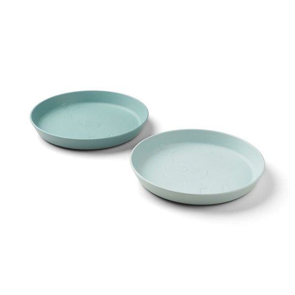 Kiddish Raffi Plate 2 Pack-Blue