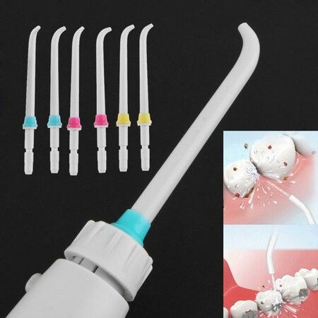 Non Electric Water Flosser 6  Family Use Oral Irrigator Adjustable Faucet Shower Spa Water Pressure Dental Oral Care Tooth Cleaning