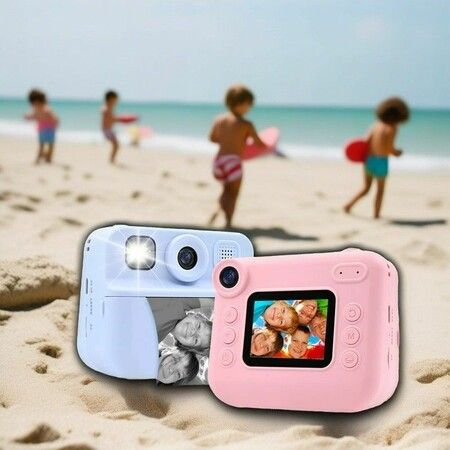 48Mp HD Instant Print Dual Digital Cameras 1300mAh Battery TypeC power 32GB Memory Card Fun Birthday Christmas Gifts Col.Purple