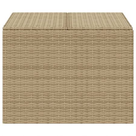 Garden Storage Box Mix Beige 291L Poly Rattan