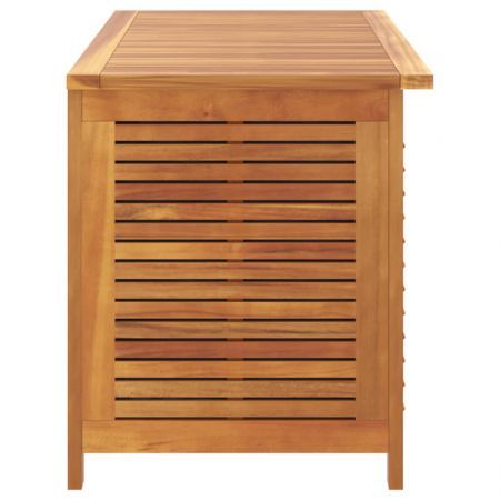 Garden Storage Box with Louver 113x50x56 cm Solid Wood Acacia