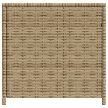 Garden Storage Box Mix Beige 469L Poly Rattan