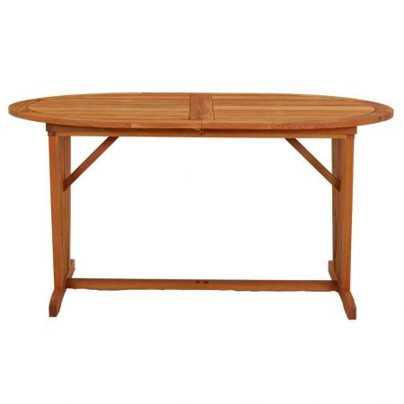 Garden Table 200x100x75 cm Solid Wood Eucalyptus