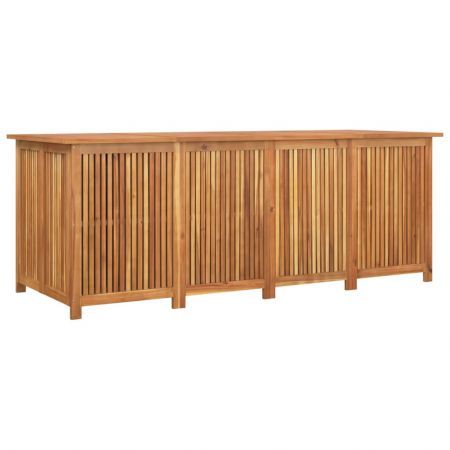 Garden Storage Box 200x80x75 cm Solid Wood Acacia