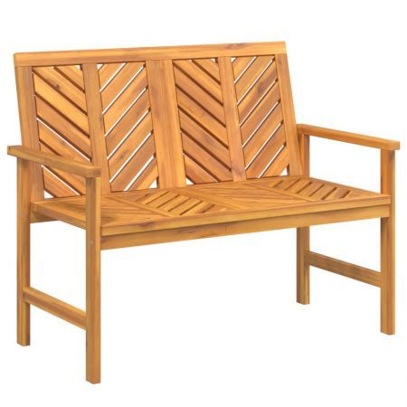 2 Piece Garden Lounge Set Solid Wood Acacia